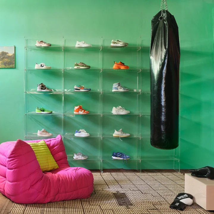 Acryl rekkensysteem, clear / 240 cm vanaf HKliving