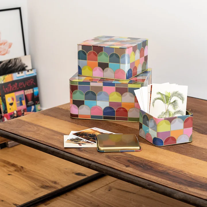 Blikken set van Remember in het ontwerp Confetto