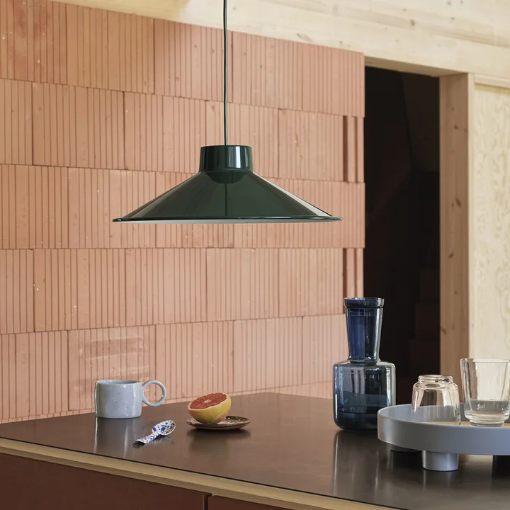 Top hanglamp LED, Ø 36 cm, donkergroen by Muuto