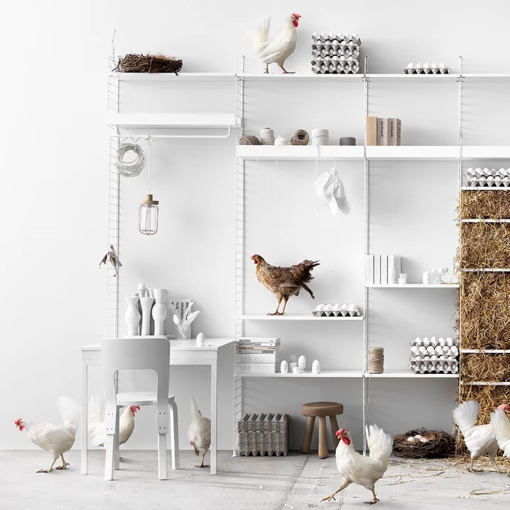 String in elke kamer