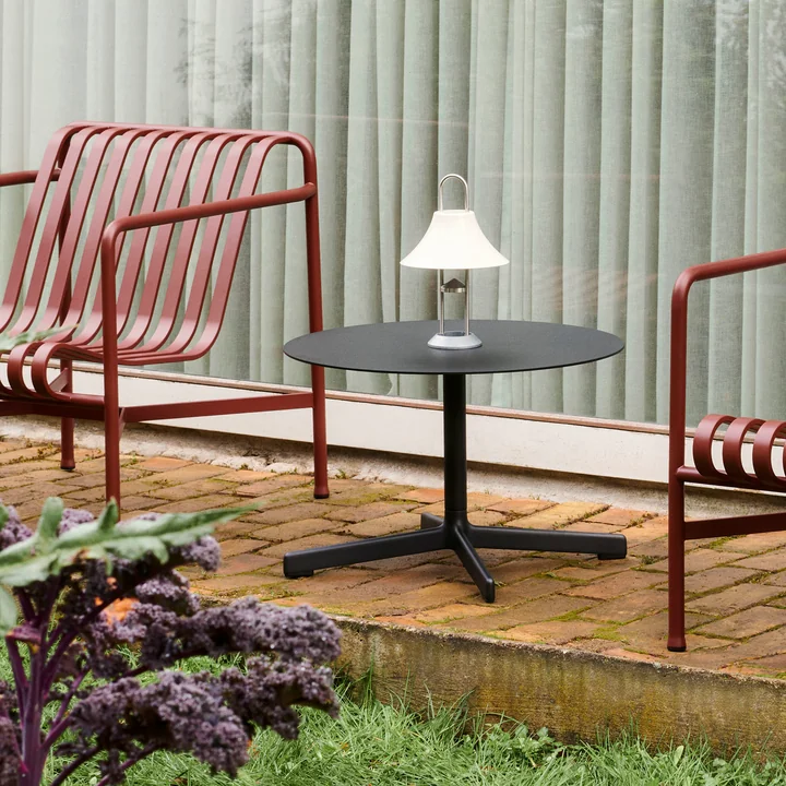 Neu Bijzettafel, Ø 60cm, antraciet van HAY