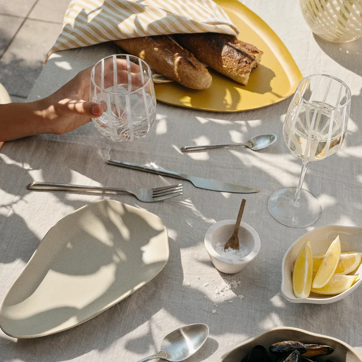 Stripe Servies van Broste Copenhagen