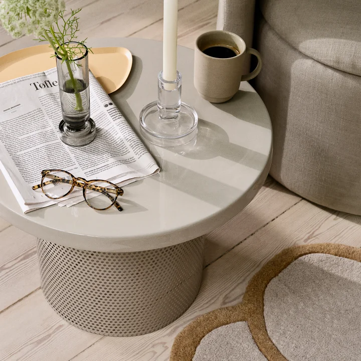 Tulina Tafel van Broste Copenhagen in de kleur gebroken wit