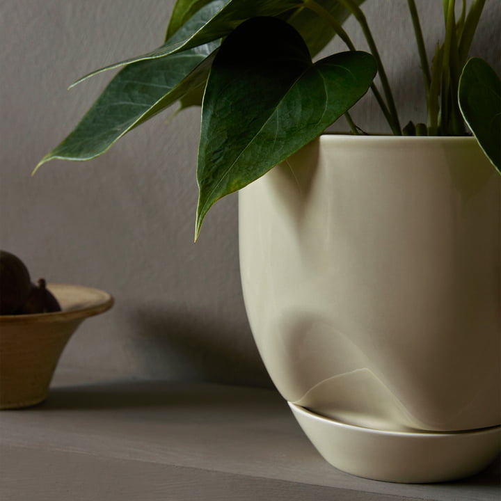 Hydrous Plantenpot, Ø 20 cm, asgrijs van Audo