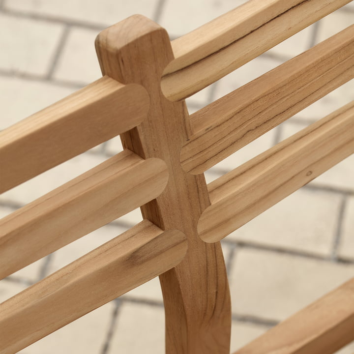 AH701 Tuinbank, teak onbehandeld van Carl Hansen