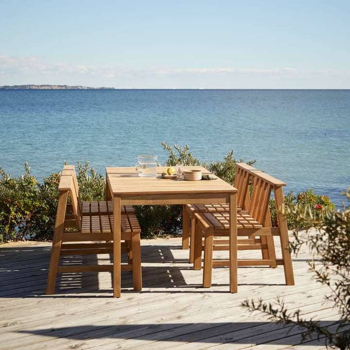 Skagerak - Plank Tuintafel & Tuinstoel