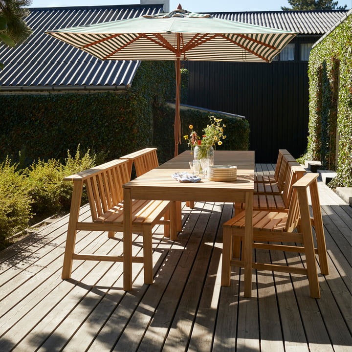 Skagerak - Plank Tuintafel & Tuinstoel