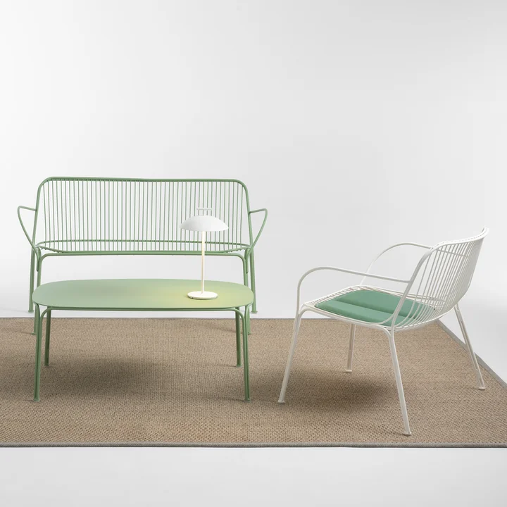 Hiray Tuinbank en loungestoel by Kartell