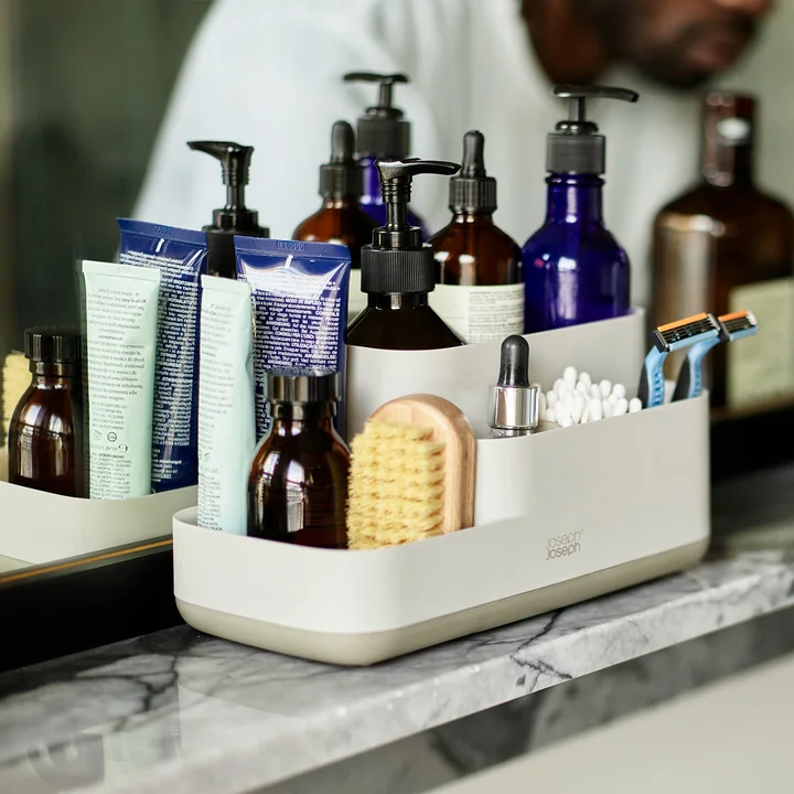 EasyStore Badkamer caddy, ecru by Joseph Joseph