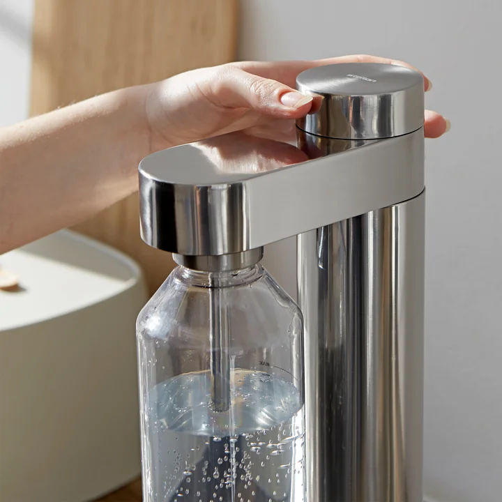 Brus Stelton Water bubbler van in de stalen versie