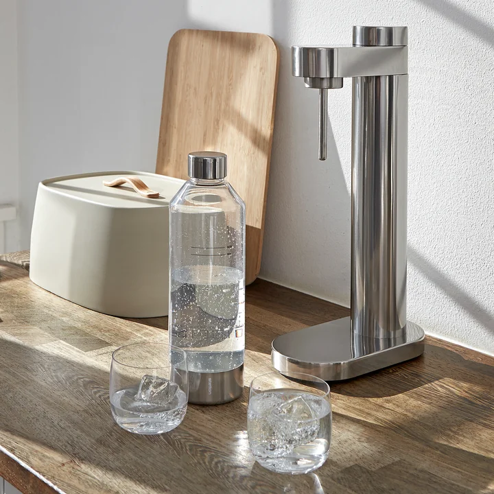Brus Stelton Water bubbler van in de stalen versie