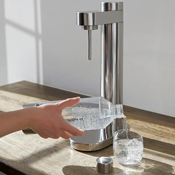 Brus Stelton Water bubbler van in de stalen versie