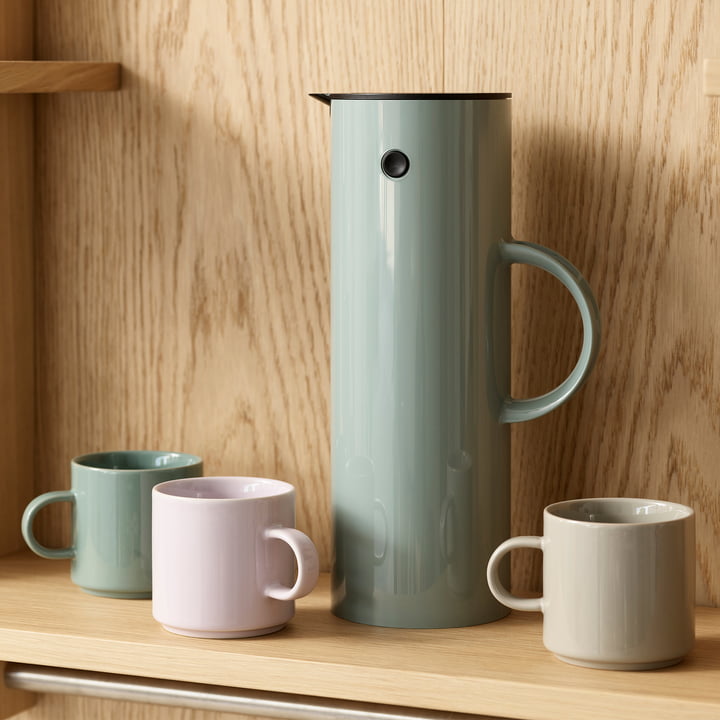 Koffiekopje van Stelton in de kleur lavendel