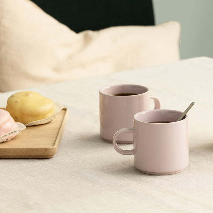 Koffiekopje van Stelton in de kleur lavendel