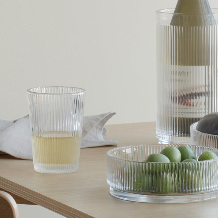 Pilastro Drinkglas van Stelton in een set van 4