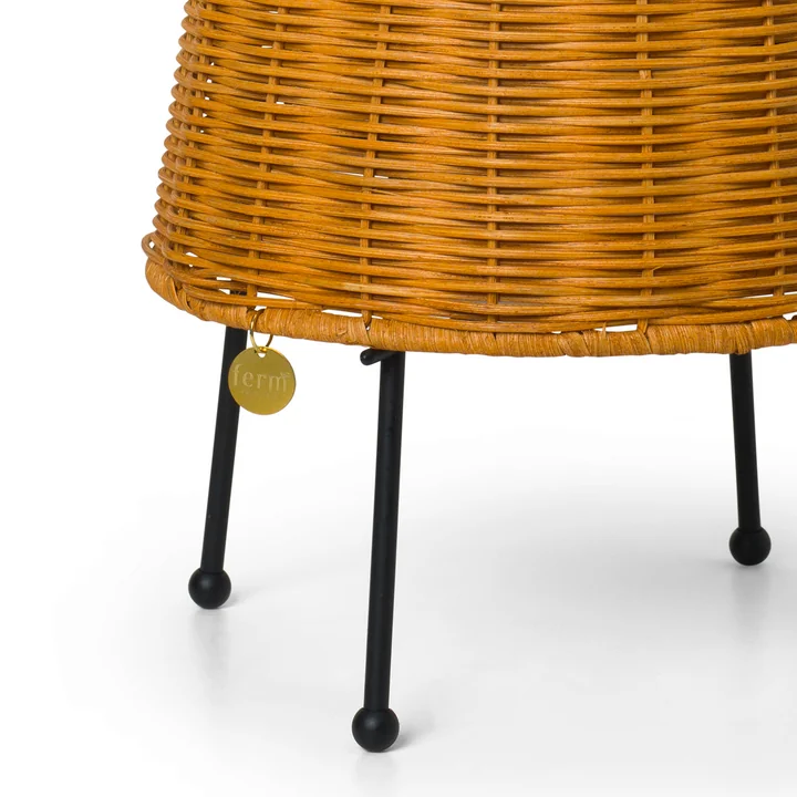 Porti LED Tafellamp Rattan van Ferm Living