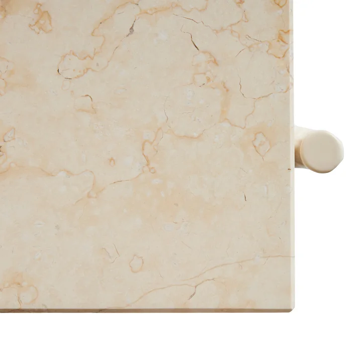 Rebar Salontafel, marmer beige / albast door HAY