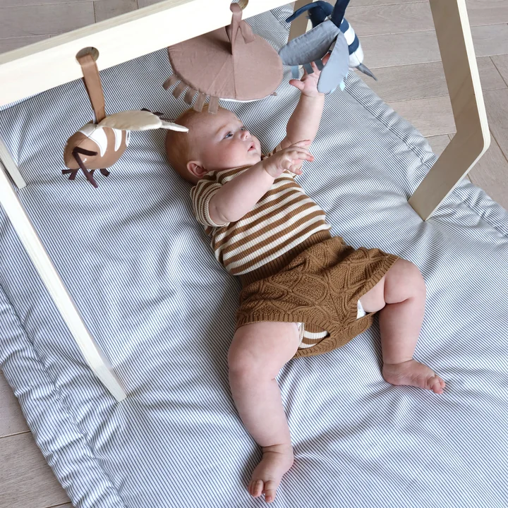 Cam Cam Copenhagen - Deken, 90 x 120 cm, OCS classic stripes blue