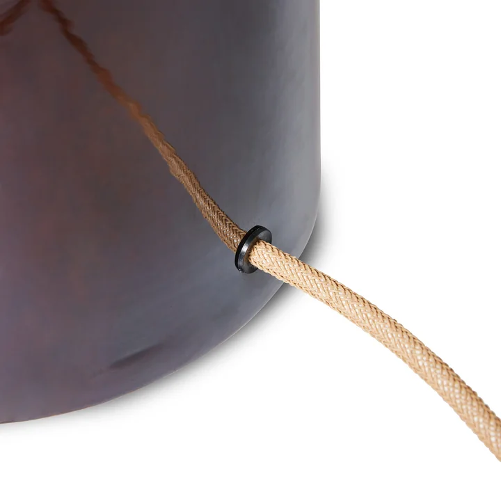 Cone Vloerlampvoet, XL, bruin by HKliving