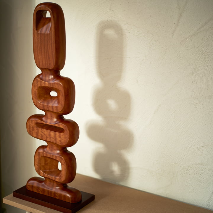 Houten beeldhouwwerk, teak van HKliving