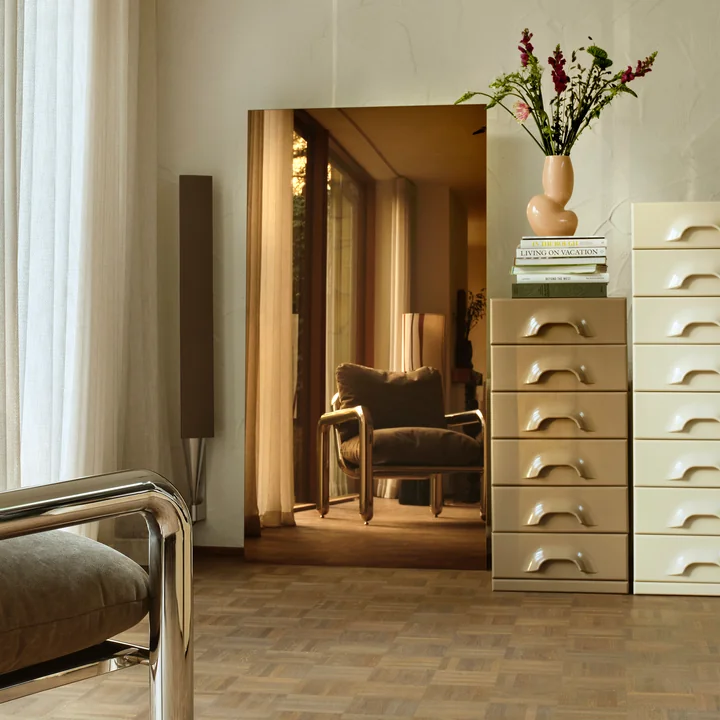 Spiegel, 90 x 170 cm, rookbruin door HKliving