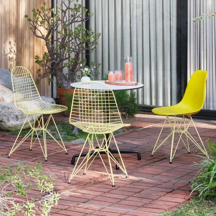 Wire Chair DKR (H 43 cm) van Vitra