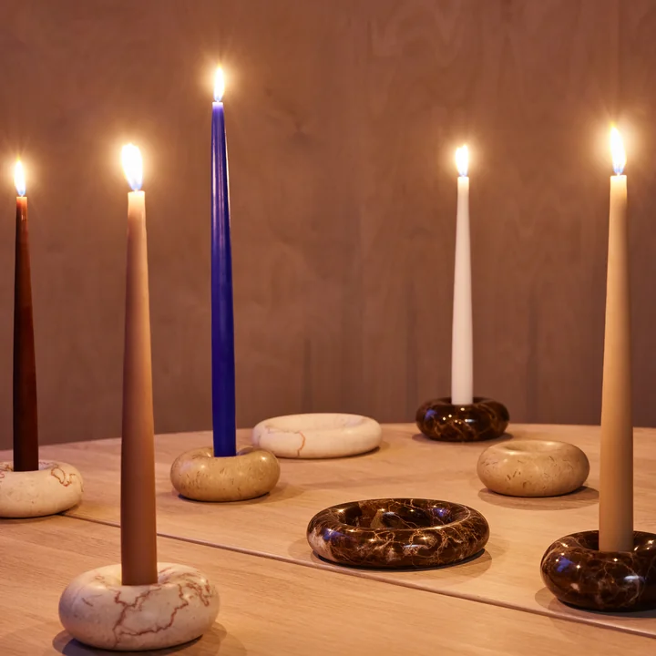 Savi Marmeren kandelaar van OYOY