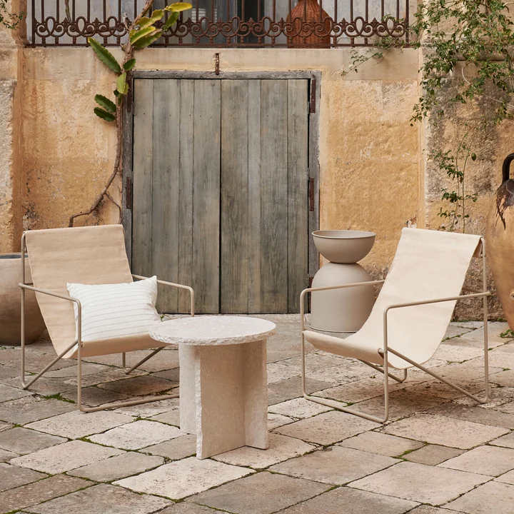 Desert Lounge Chair, cashmere / wolk van Ferm Living