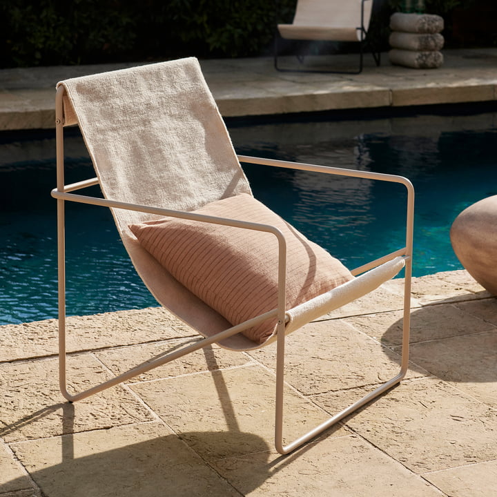 Desert Lounge Chair, cashmere / wolk van ferm Living