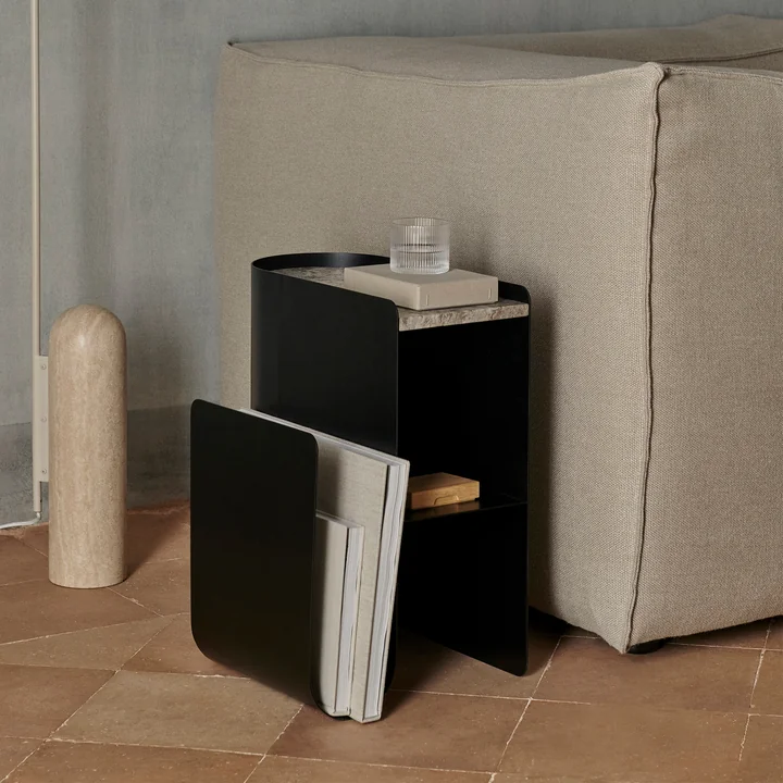 Ferm Living - Vault Bijzettafel, zwart