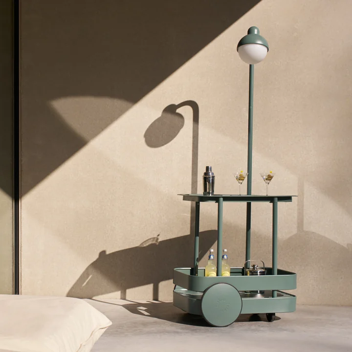 Jolly Serveerwagen, donkere salie van Fatboy