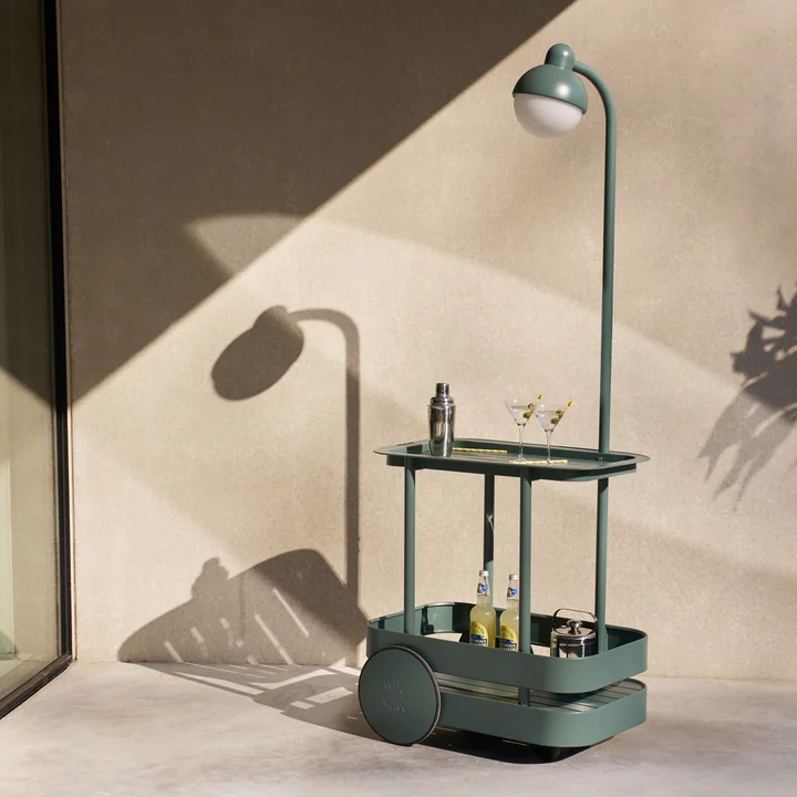 Jolly Serveerwagen, donkere salie van Fatboy