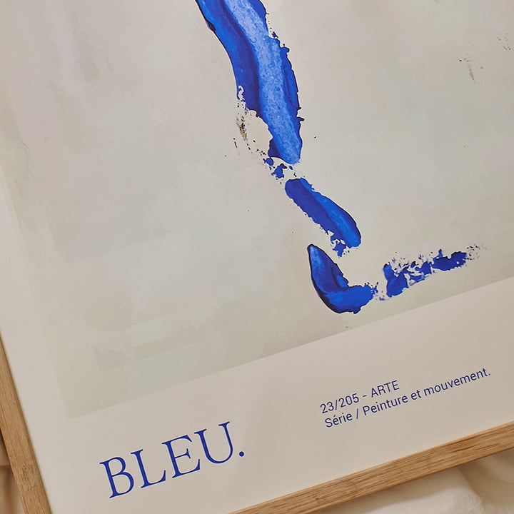 Bleu door Lucrecia Rey Caro van The Poster Club