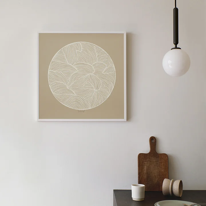 Moon No. 01 van Little Detroit door The Poster Club