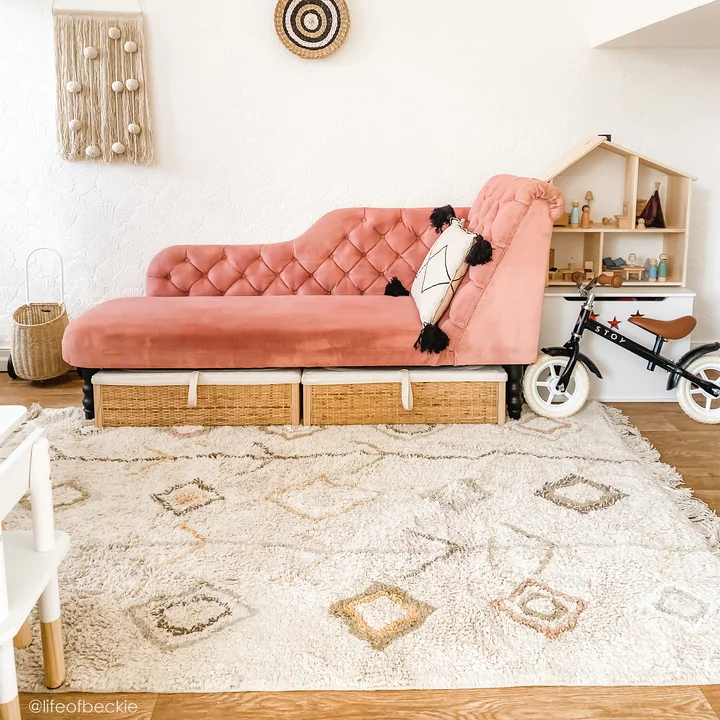 Kaarol Earth Vloerkleed, 200 x 140 cm, naturel door Lorena Canals