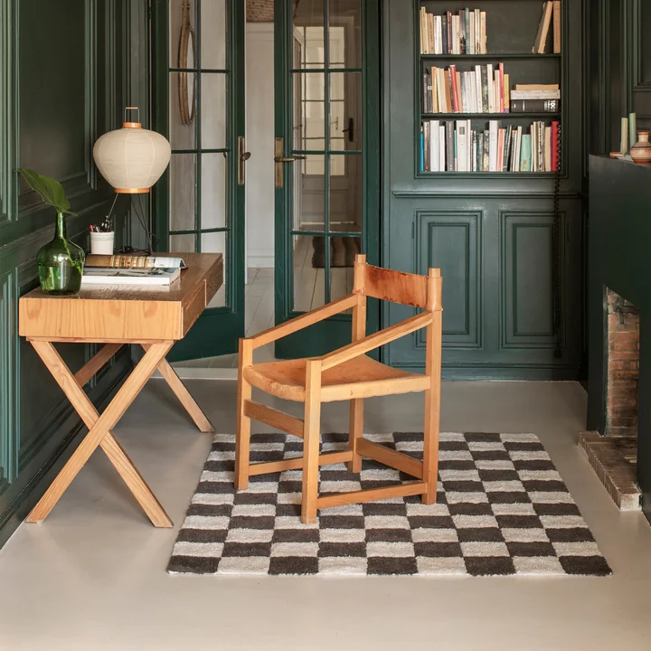 Kitchen Tiles Tapijt, 120 x 160 cm, toffee van Lorena Canals