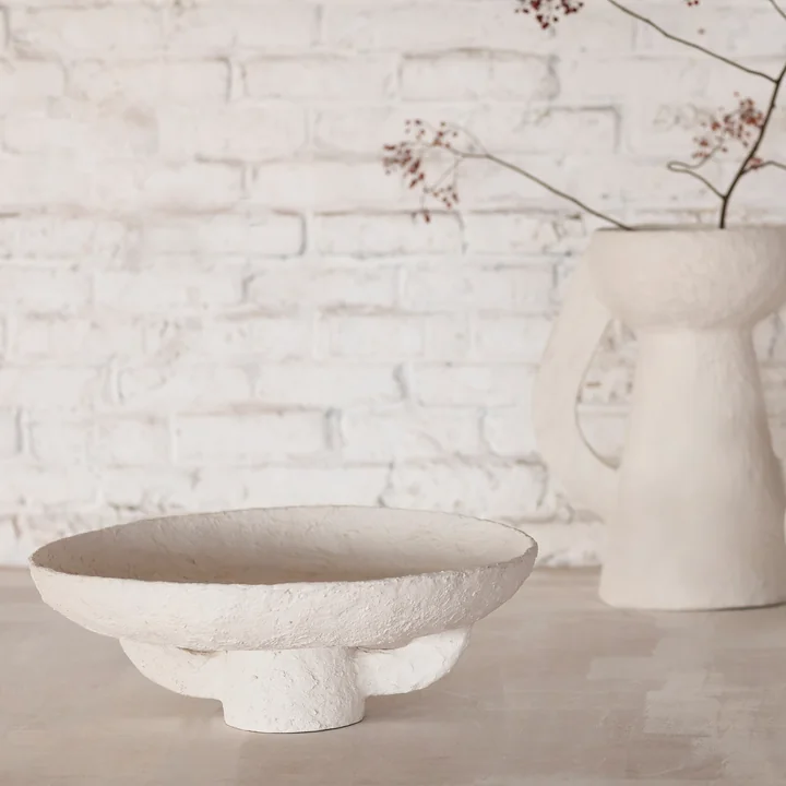 Earth Kom van Serax in de kleur wit