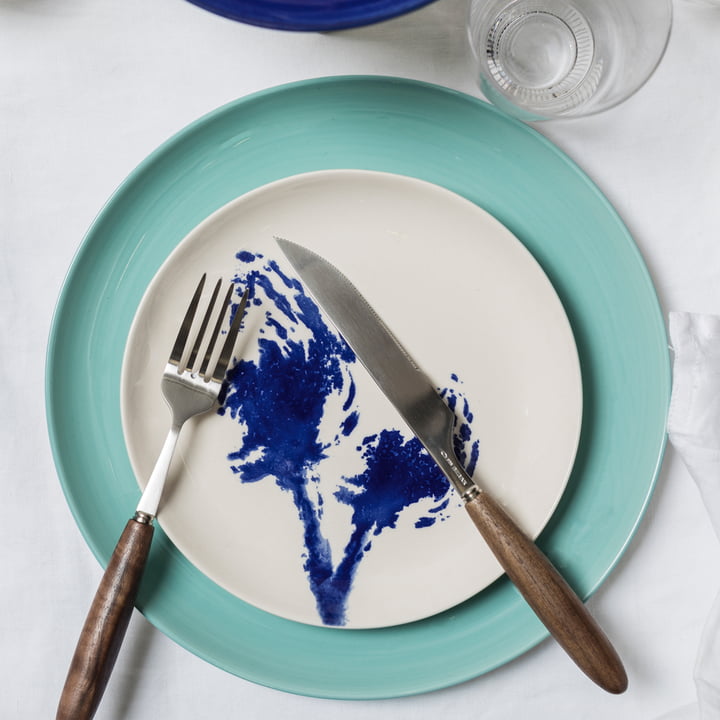 Feast Bord, Artisckoke van Serax in de kleur wit/blauw