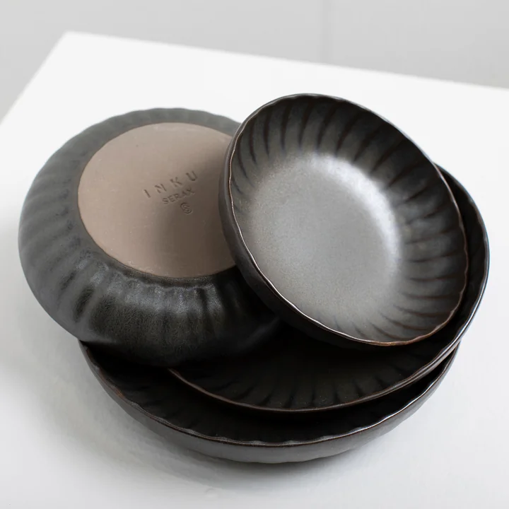 Inku Plaat van Serax in de kleur groen