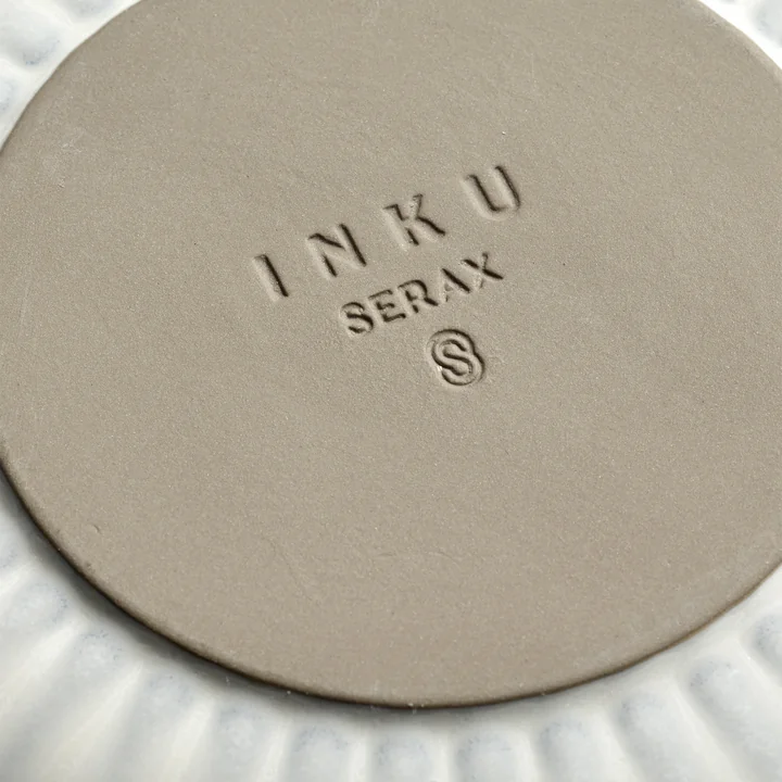 Inku Plaat van Serax in de kleur wit