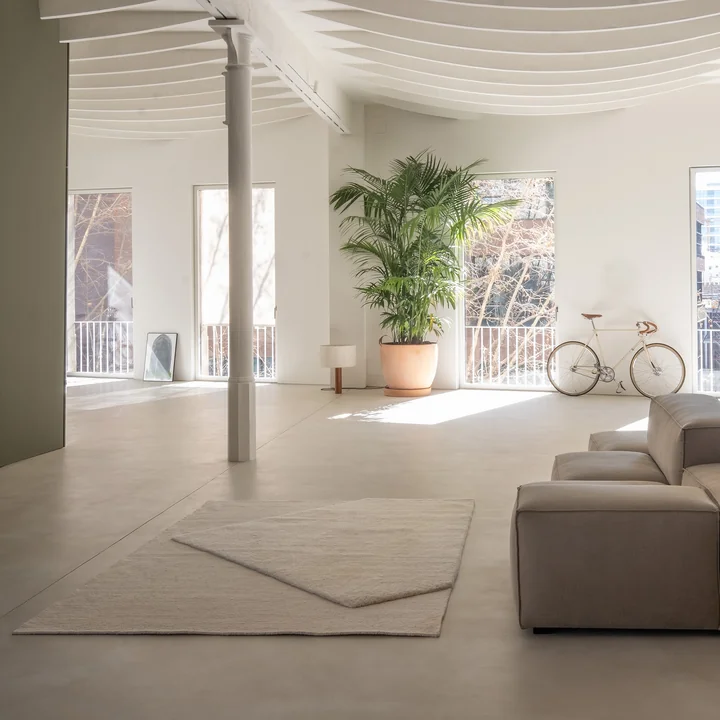 Oblique Wollen tapijt van nanimarquina