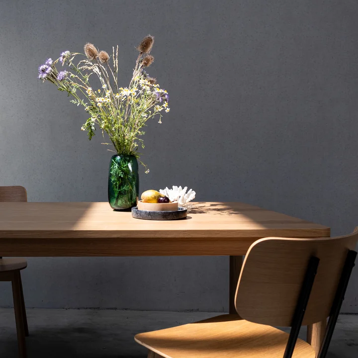 Studio Zondag - Glazen vaas Ø 13 x H 22 cm