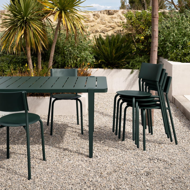 MIDI Tuintafel collectie, 190 x 90 cm, bosgroen by TipToe