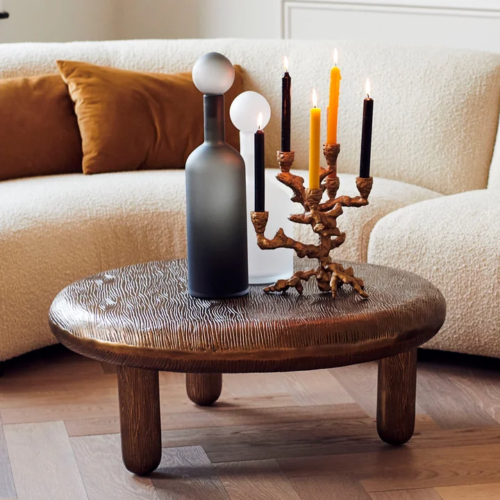 Pols Potten - Bubbles & Bottles Karaf, mat zwart & wit