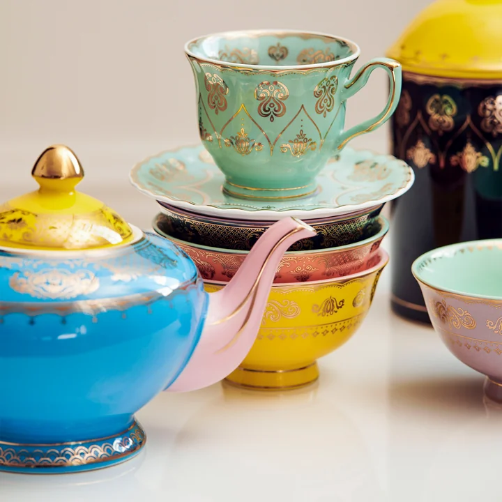 Pols Potten - Grandpa Kop met schotel, veelkleurig