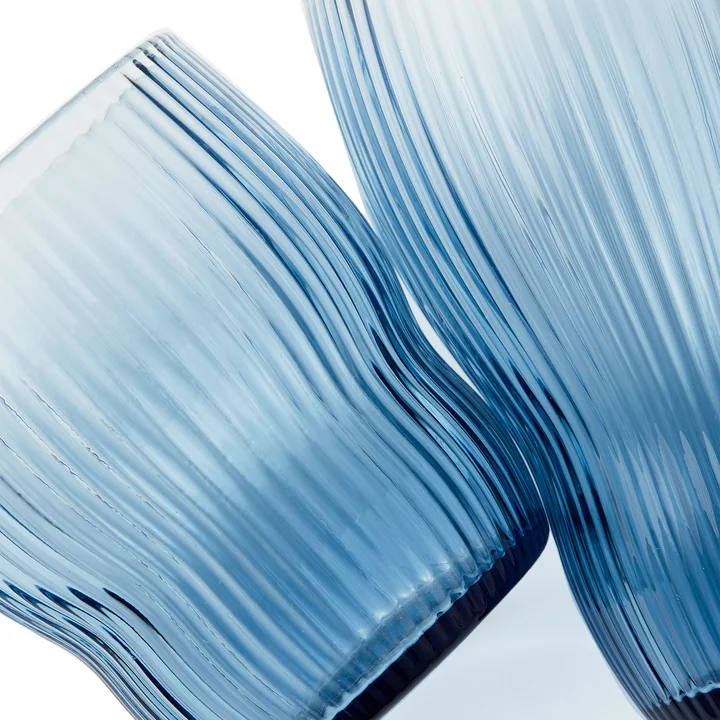 Pols Potten - Pum longdrinkglazen, lichtblauw