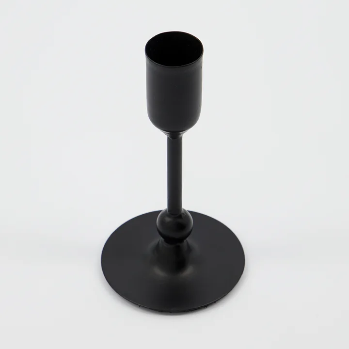 Folk Kandelaar van House Doctor in de kleur zwart antiek