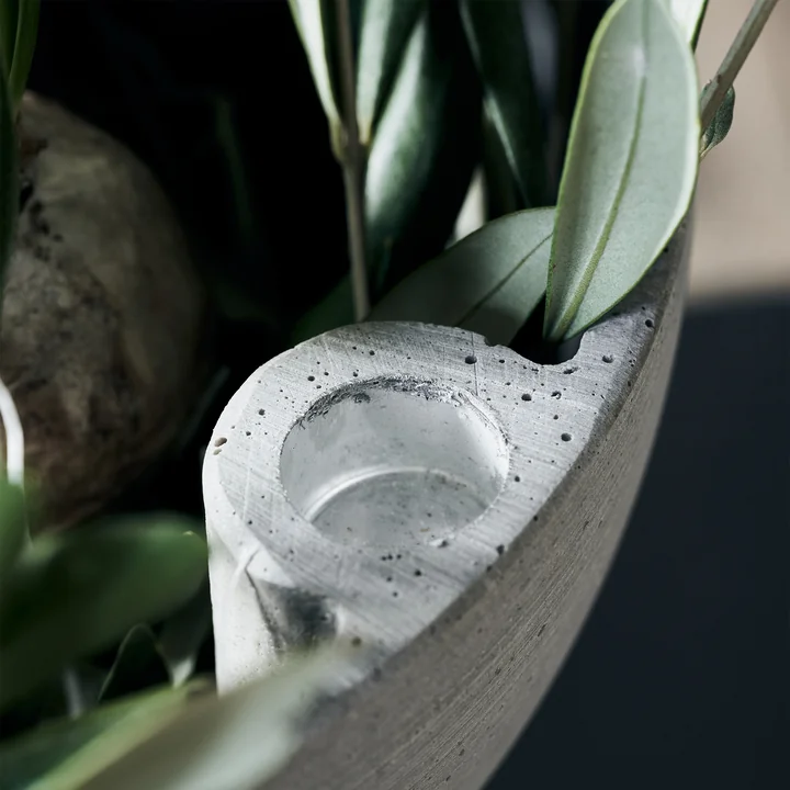 Marb Kandelaar van House Doctor in de kleur grijs