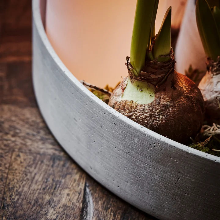 The Ring Kandelaar van House Doctor in de kleur grijs