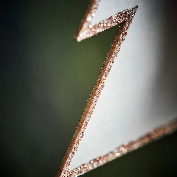 Threed Ornamenten van House Doctor in de uitvoering wit/goud (set van 2)